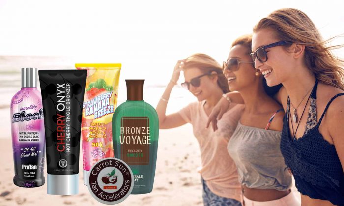 Best sunbed creams and tanning lotions for use within a sunbed.
